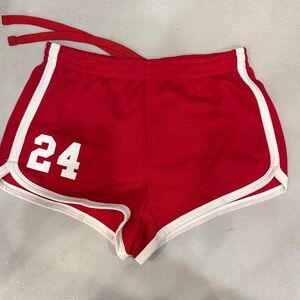 Red Women's Athletic Shorts
